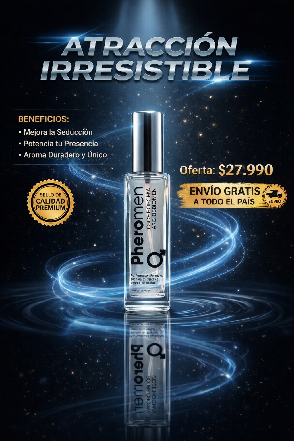 PheroMen 🔥🧲 | Perfume Masculino con Feromonas 30ml