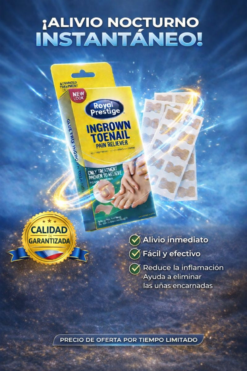 🦶✨ Pack x50 Parches Correctores para Uña – Alivio y Corrección sin Dolor
