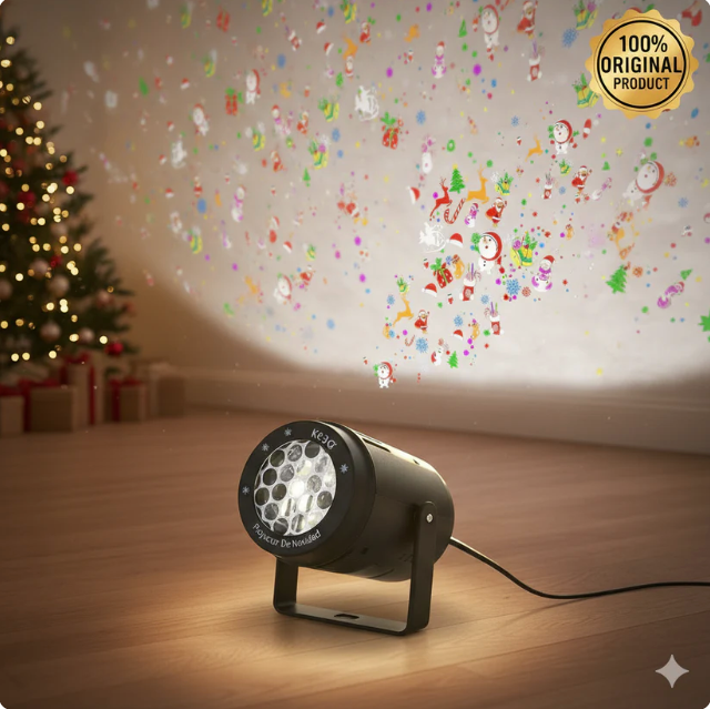 Proyector De Navidad Portátil | Show de Luces 🎄