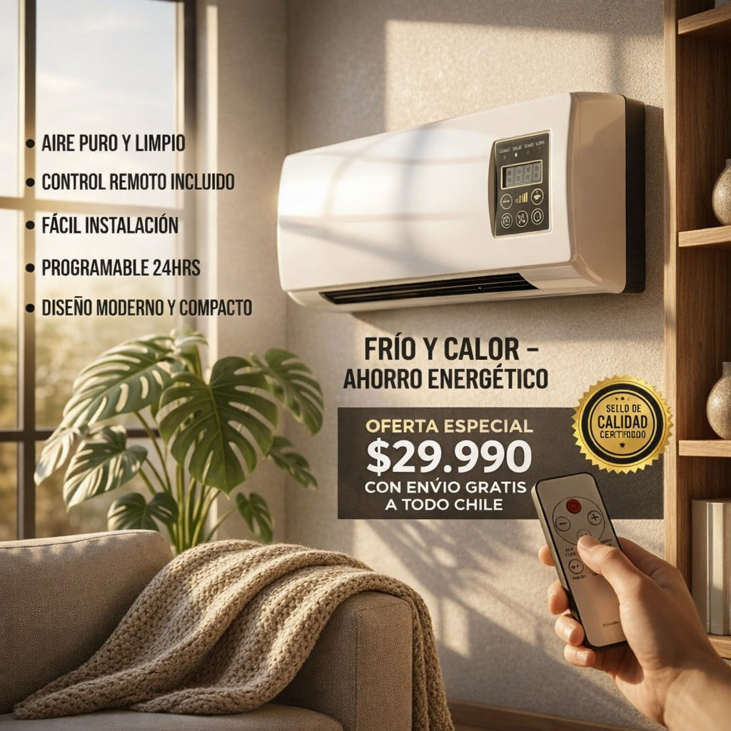 🔥 Calefactor de Pared | Calor Instantáneo en 3 Segundos + Envío Gratis 🎁