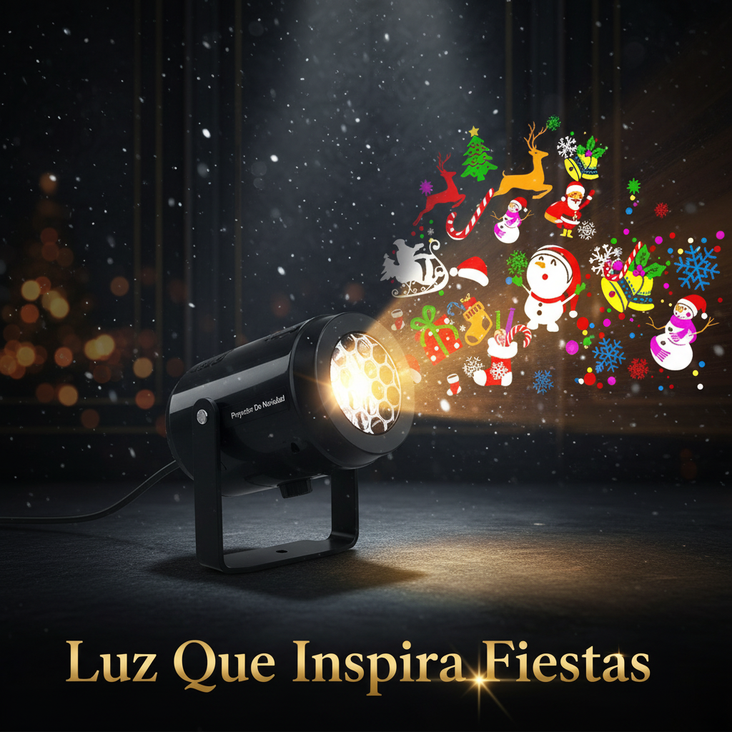 Proyector De Navidad Portátil | Show de Luces 🎄